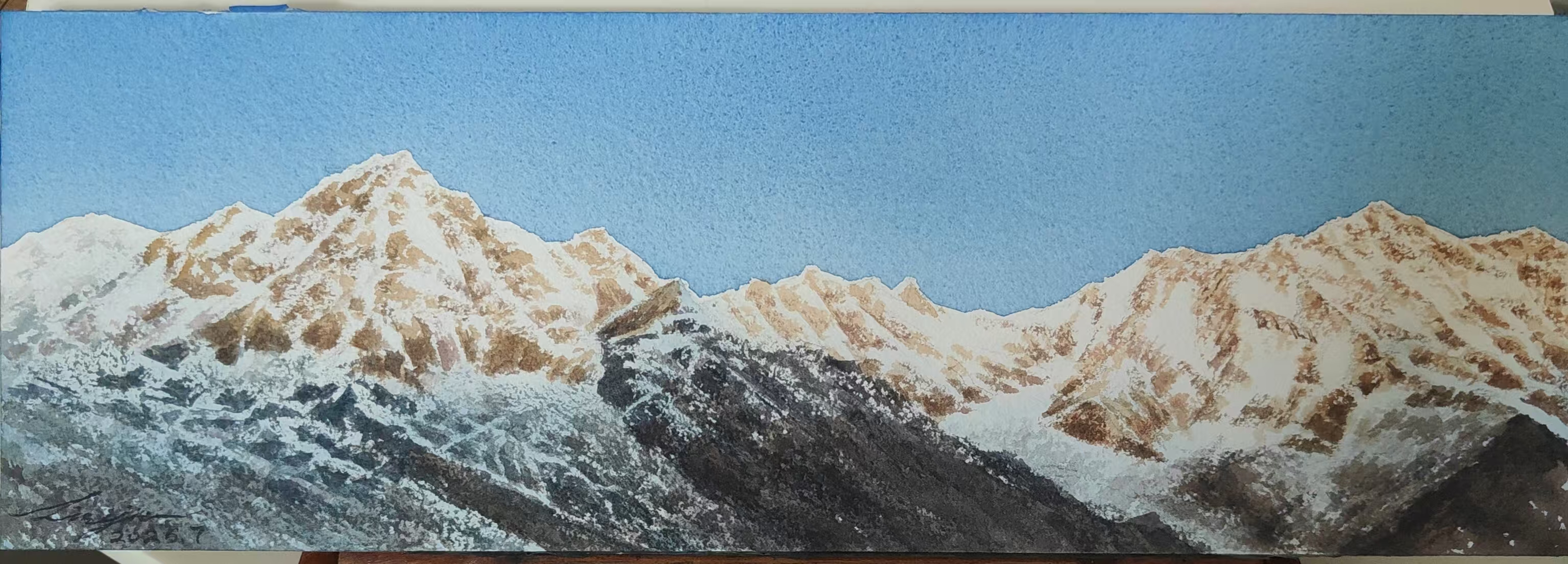 《援藏系列之日照金山》