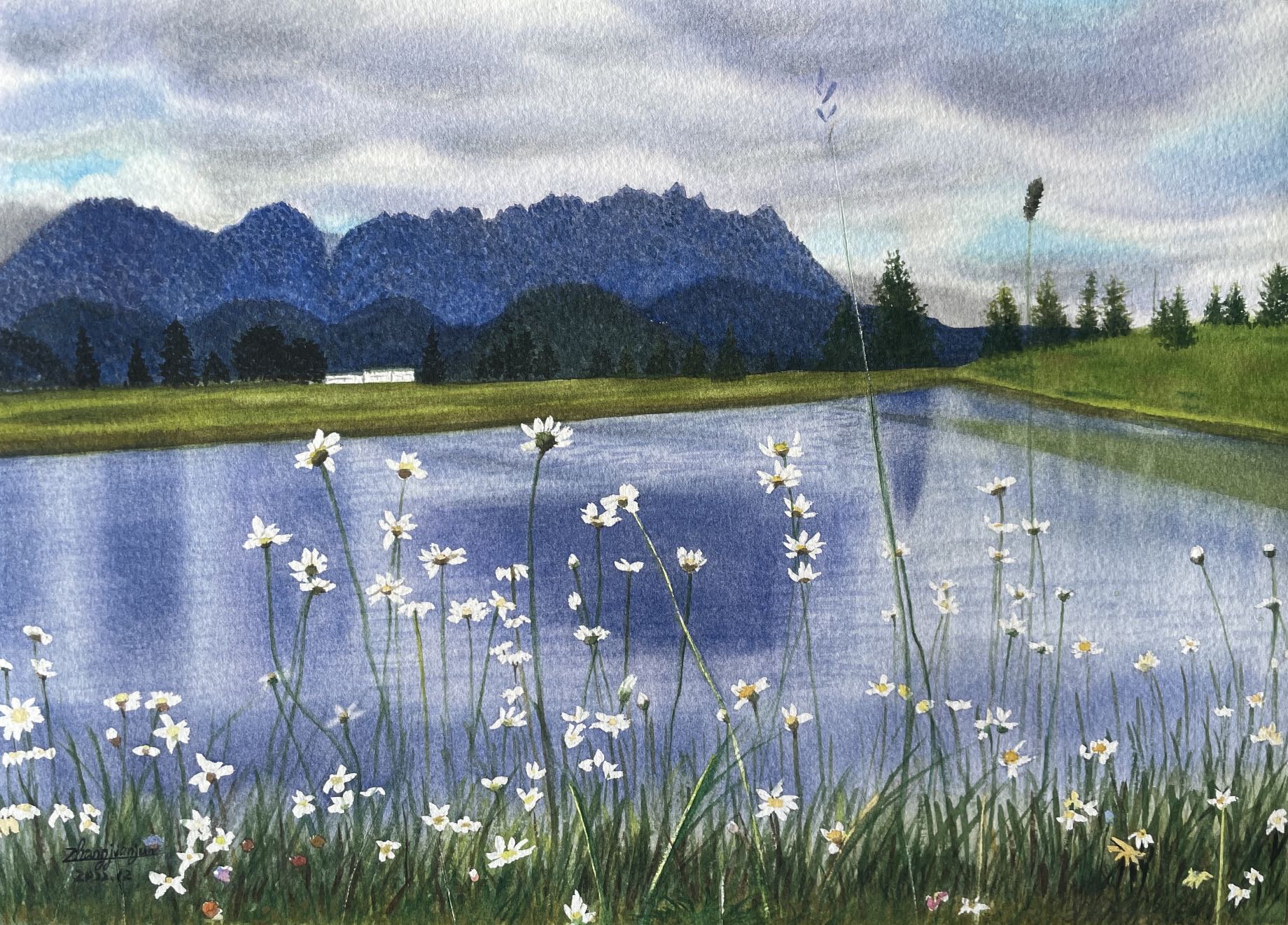 《时光清浅》-25×36cm-风景-2023