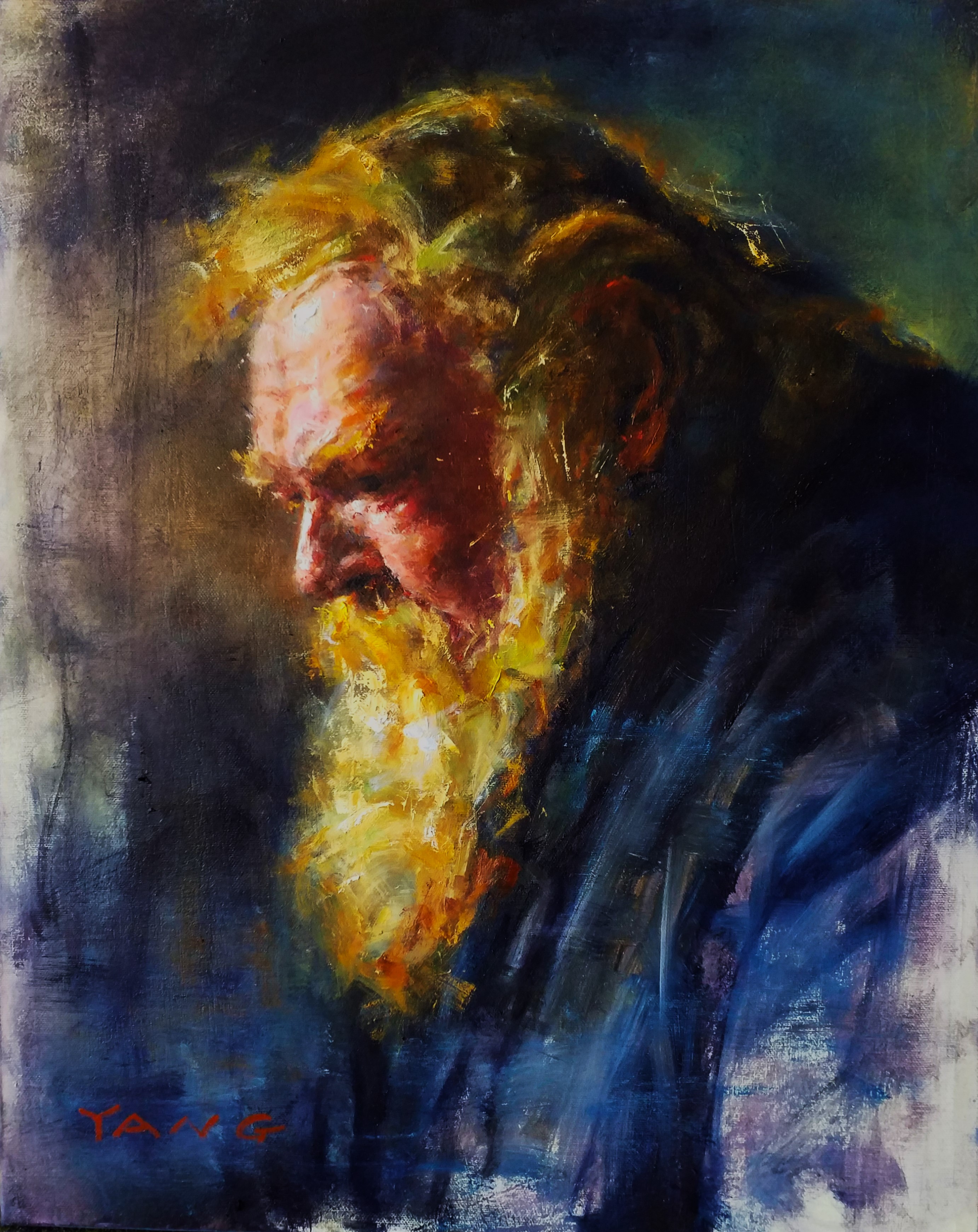 Portrait of an old man