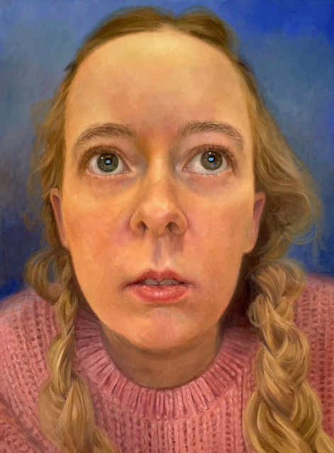 Title Self-portrait in Blue