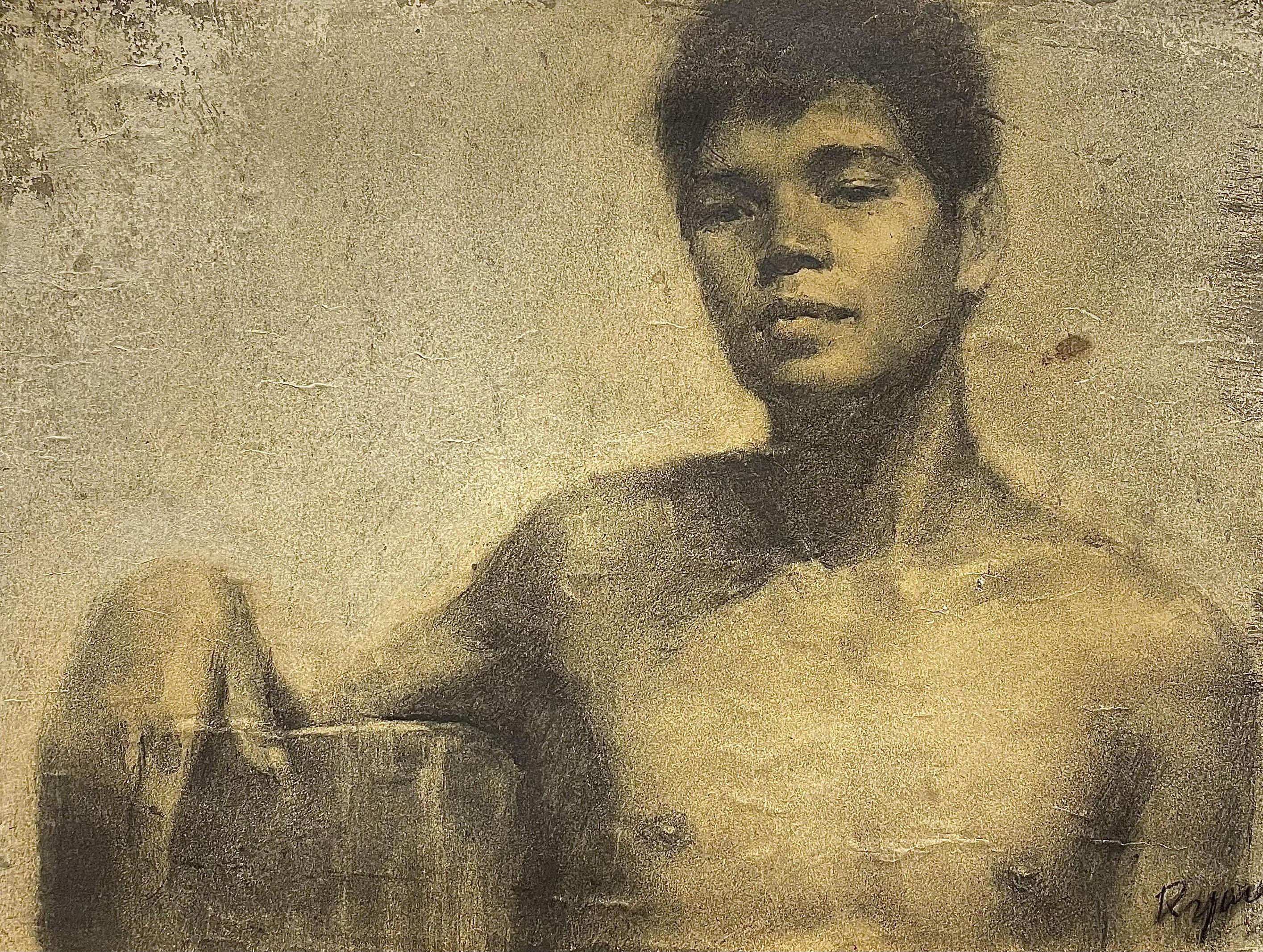 Young Boy (Charcoal)