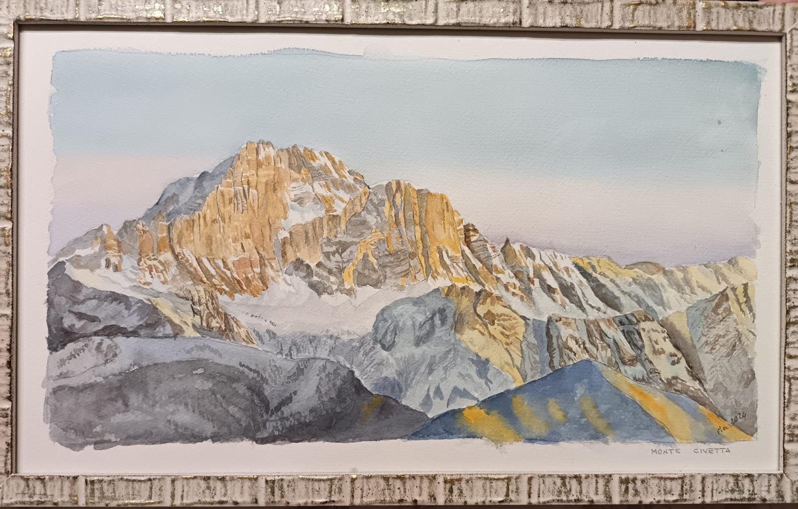 Tramonto sul Monte Civetta 