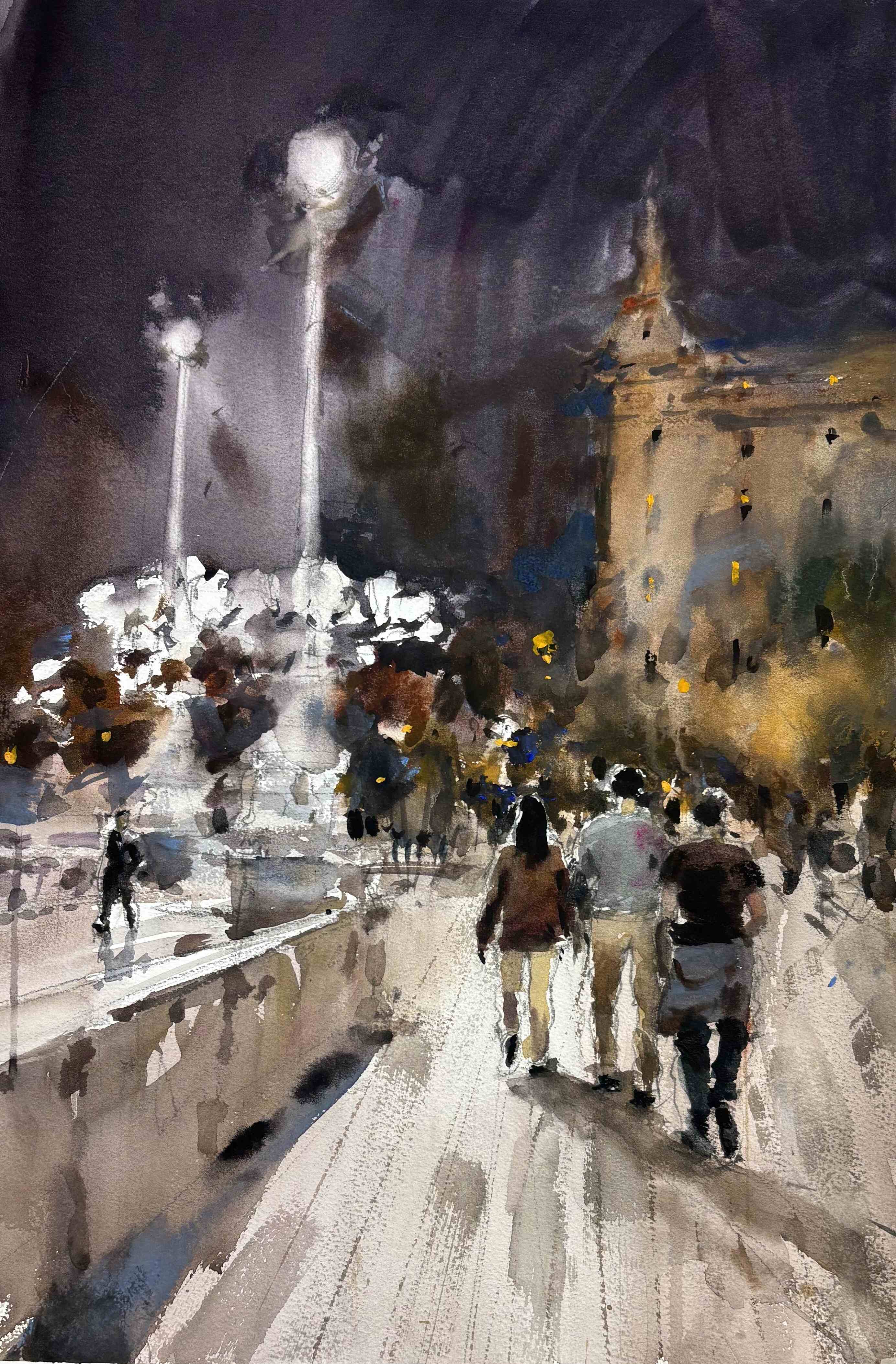 Nocturno en el paseo marítimo
