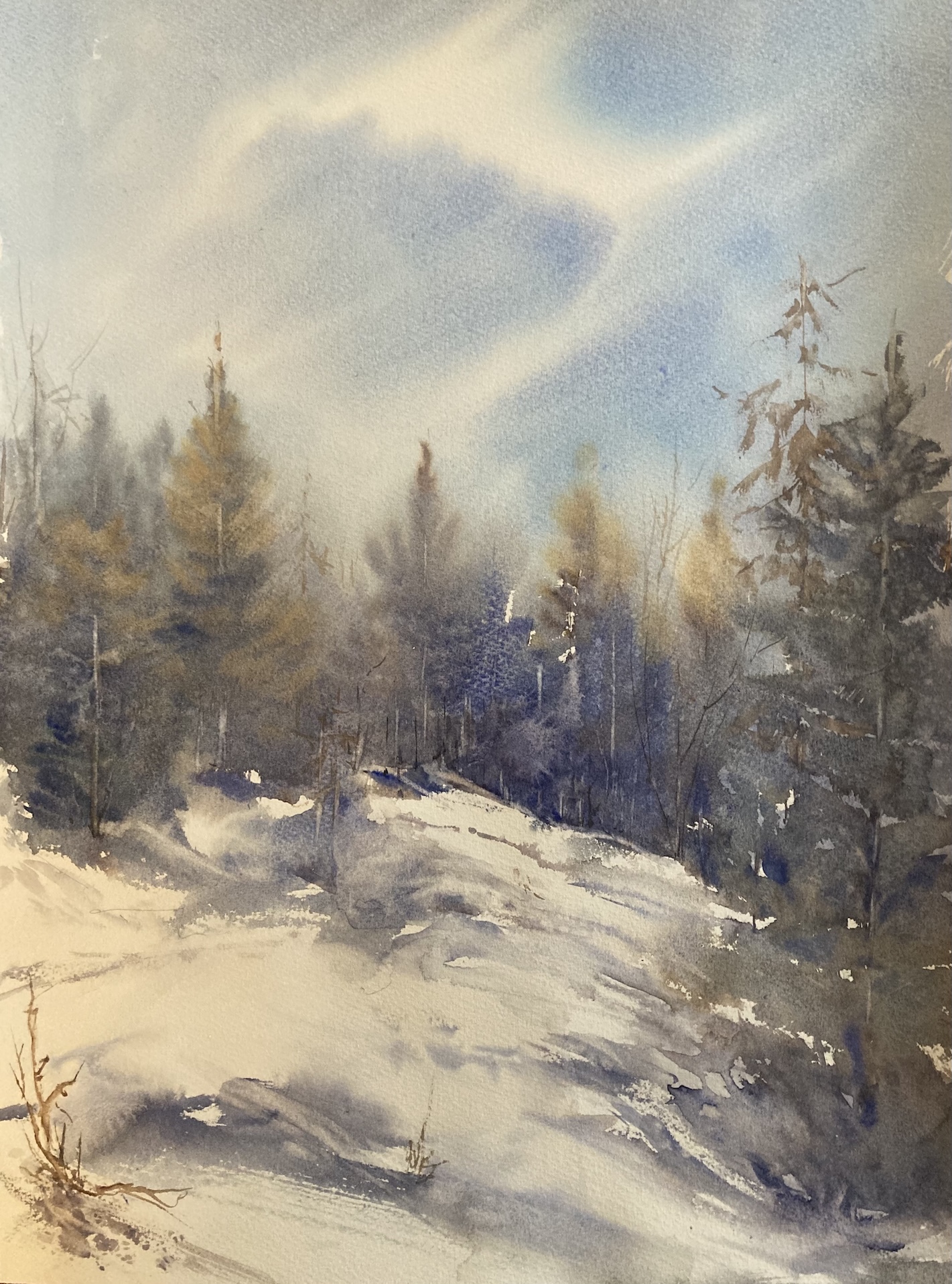 Winter blues