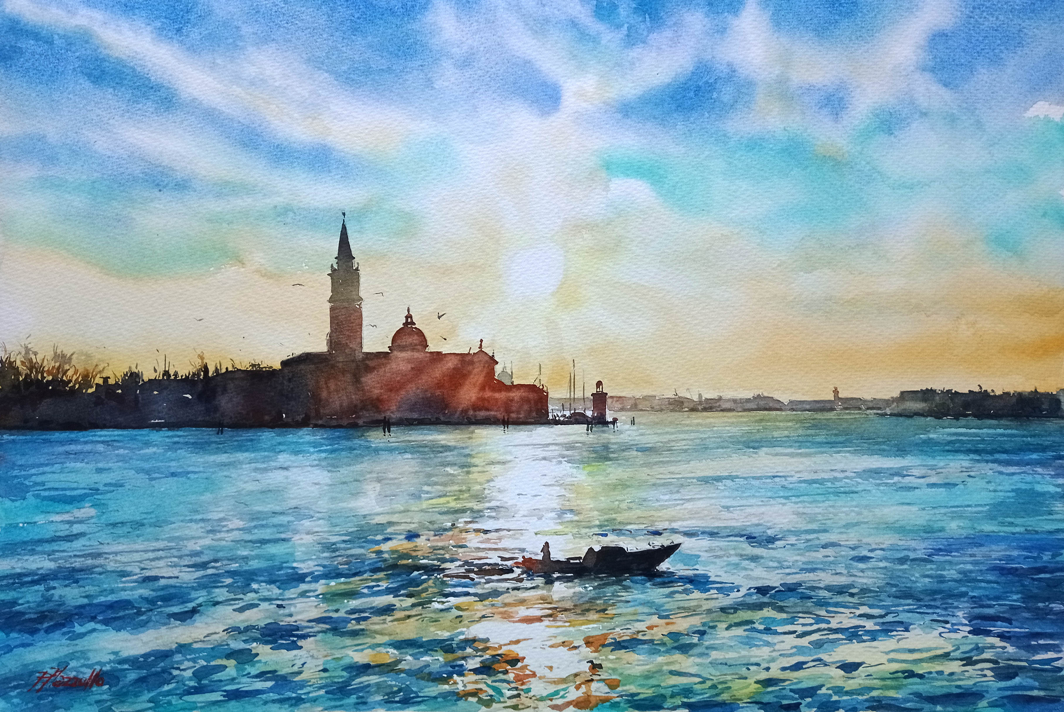 Light on the island of San Giorgio