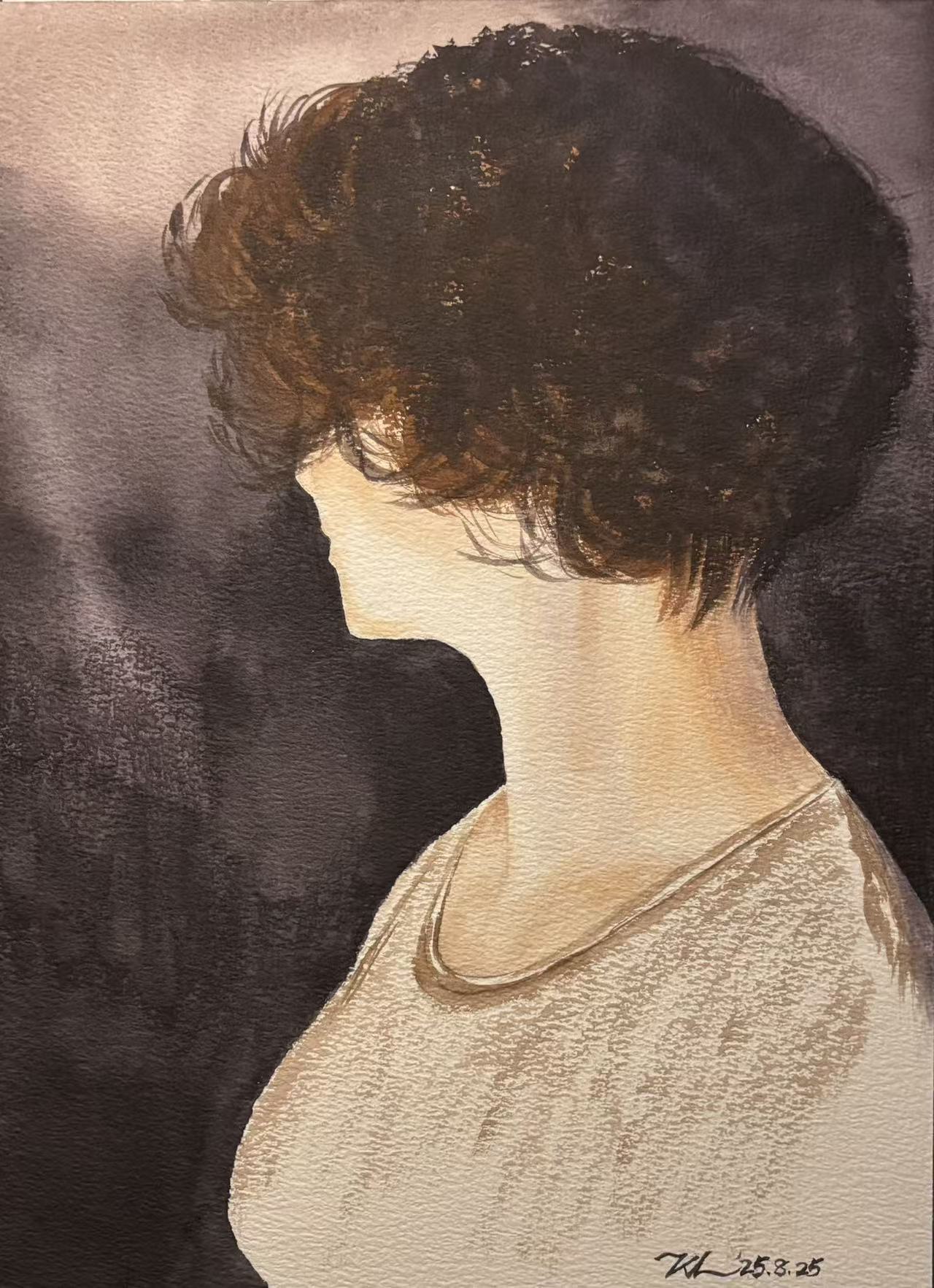 自画像《面对》（Self-portrait “Face it”）