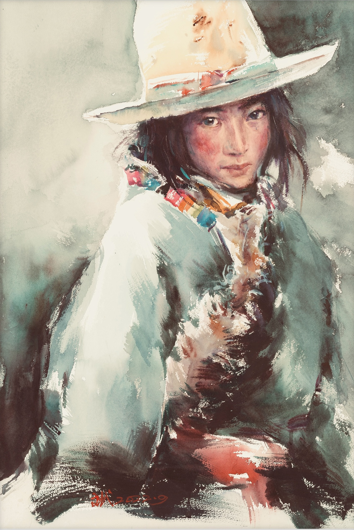 《藏族少年》