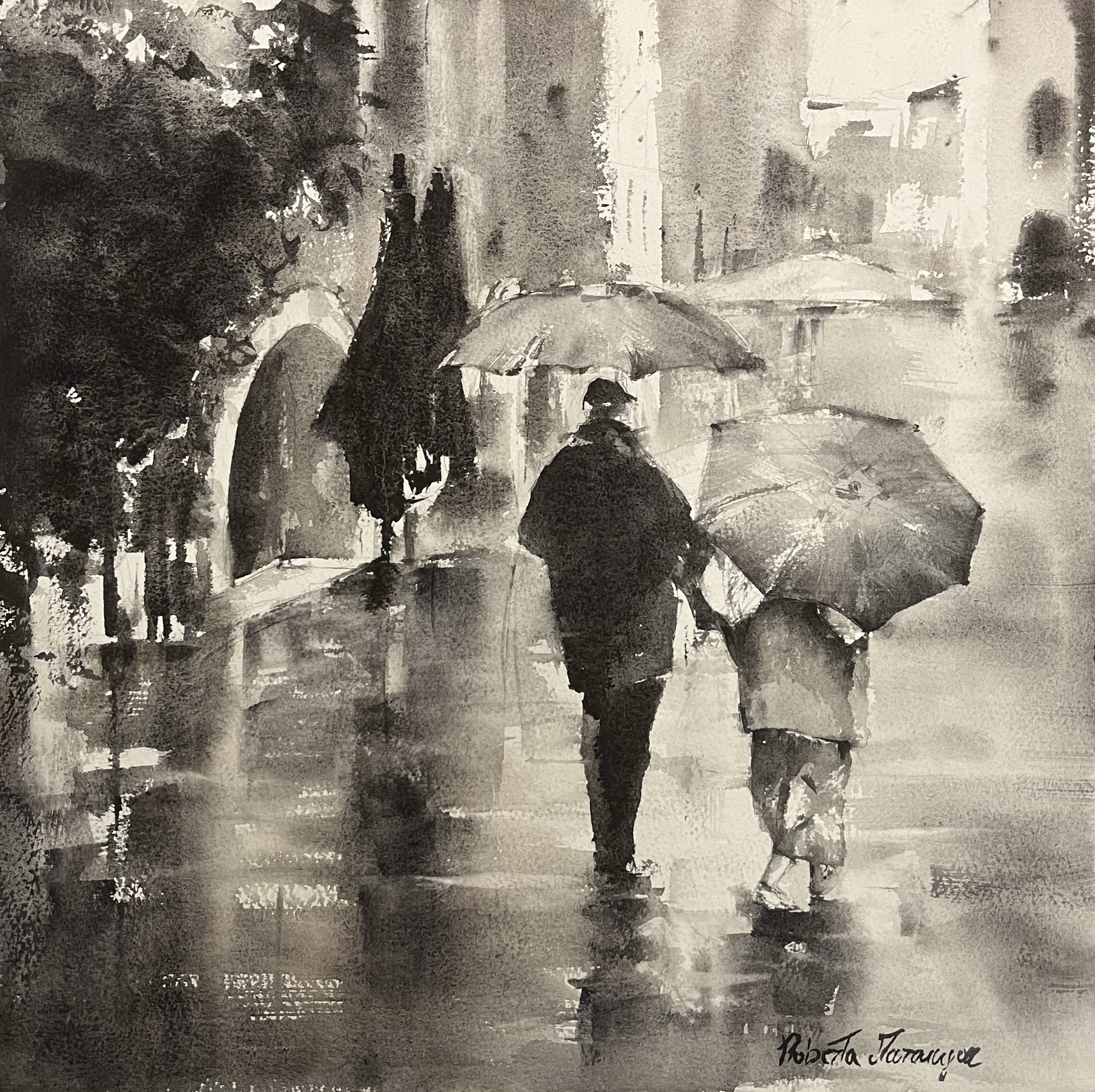 Nel silenzio della pioggia