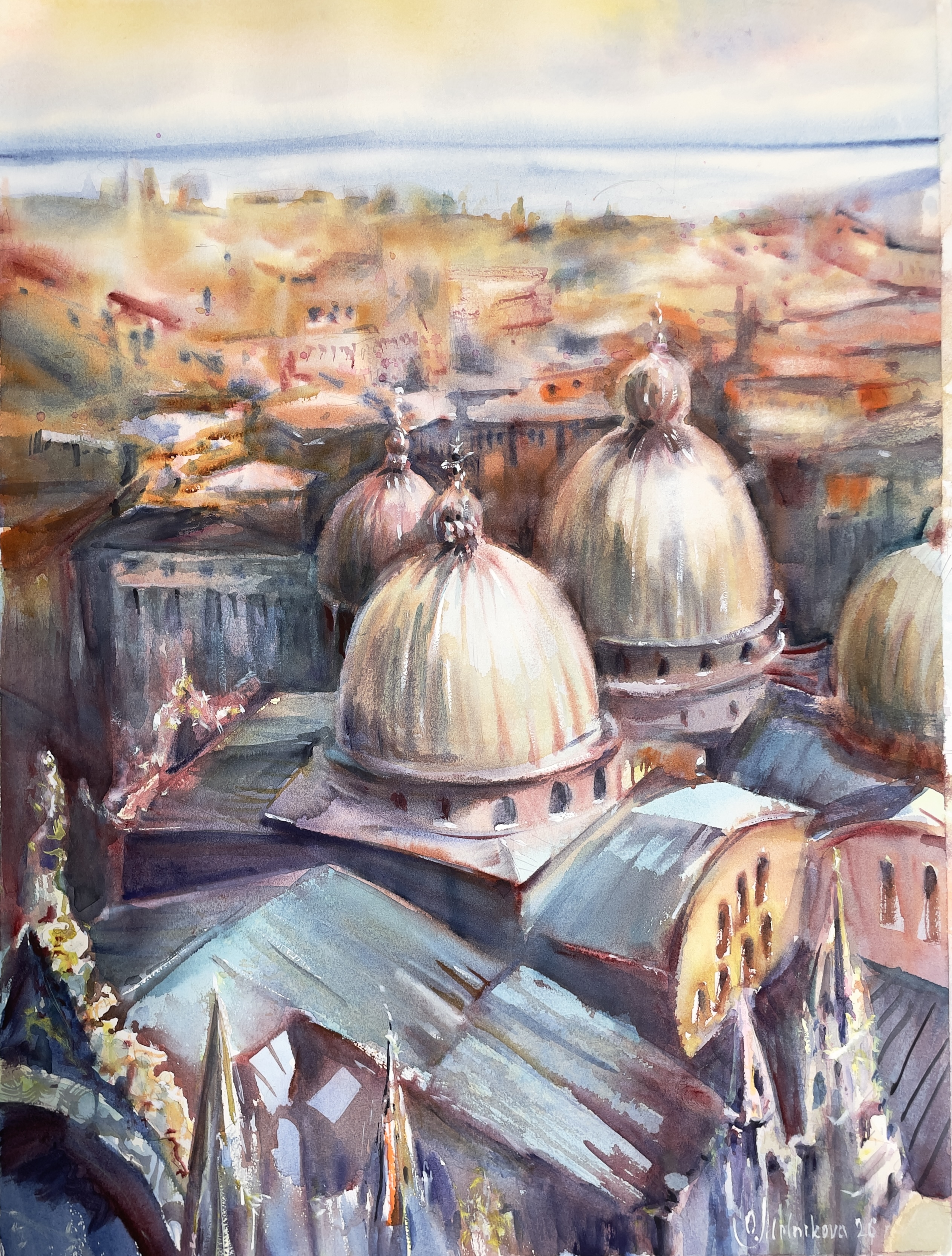 “St. Mark’s Basilica from the Campanile”