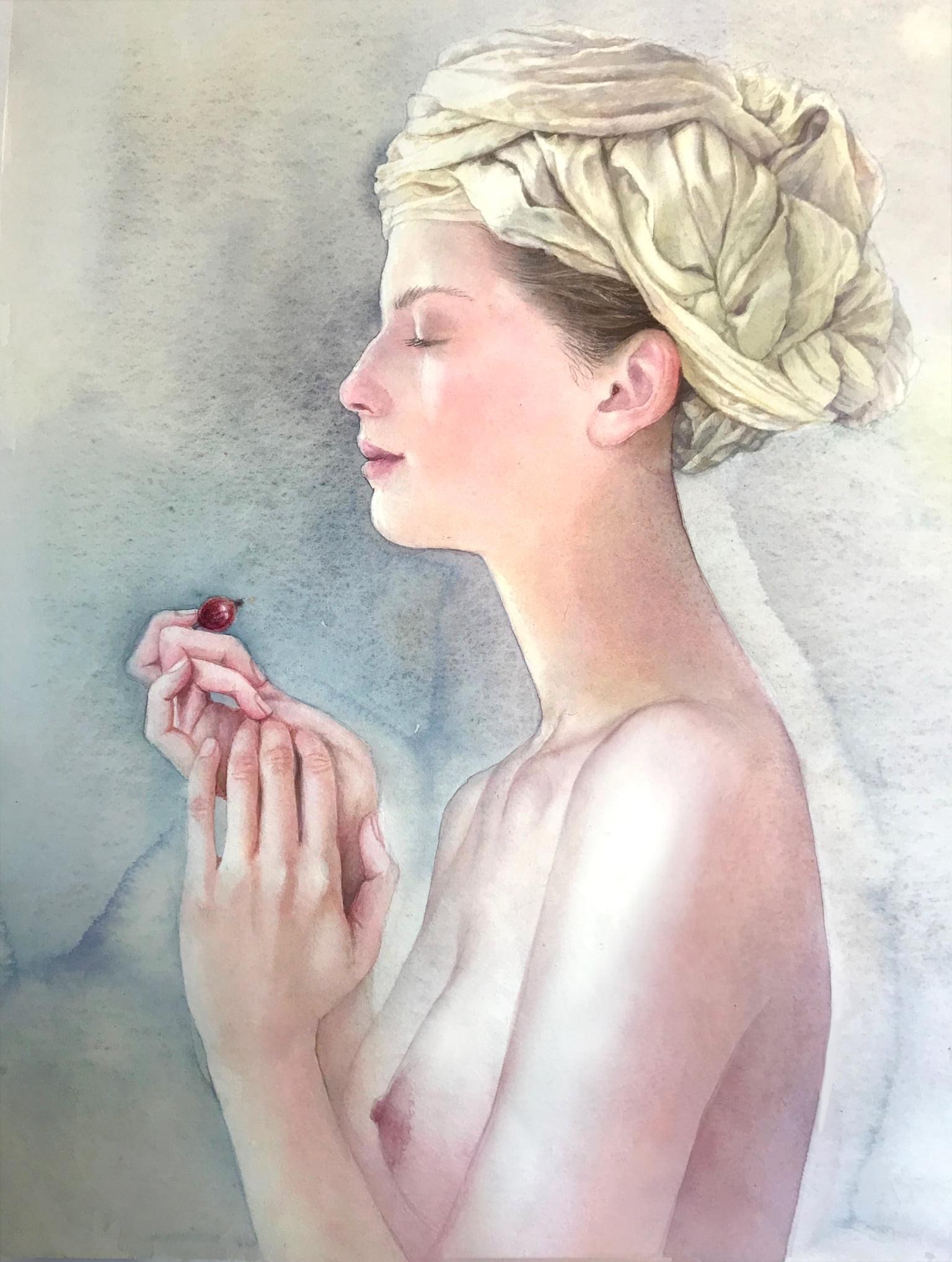 Ragazza con l’uva spina