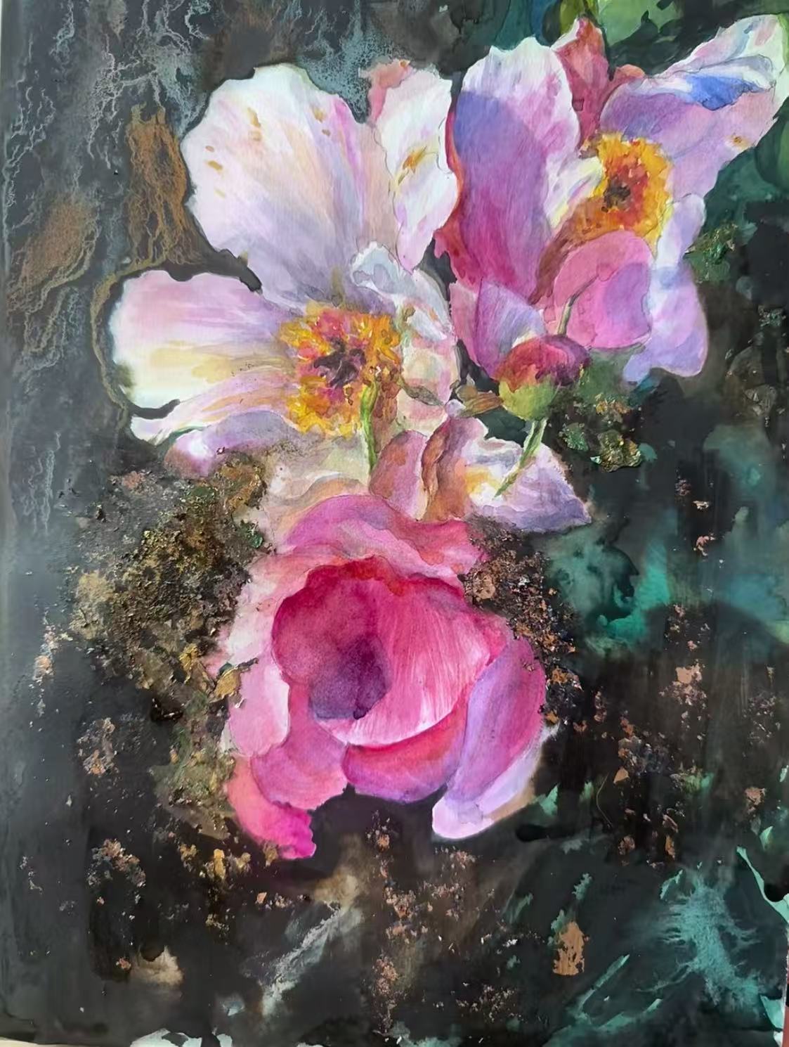 鎏金芍药