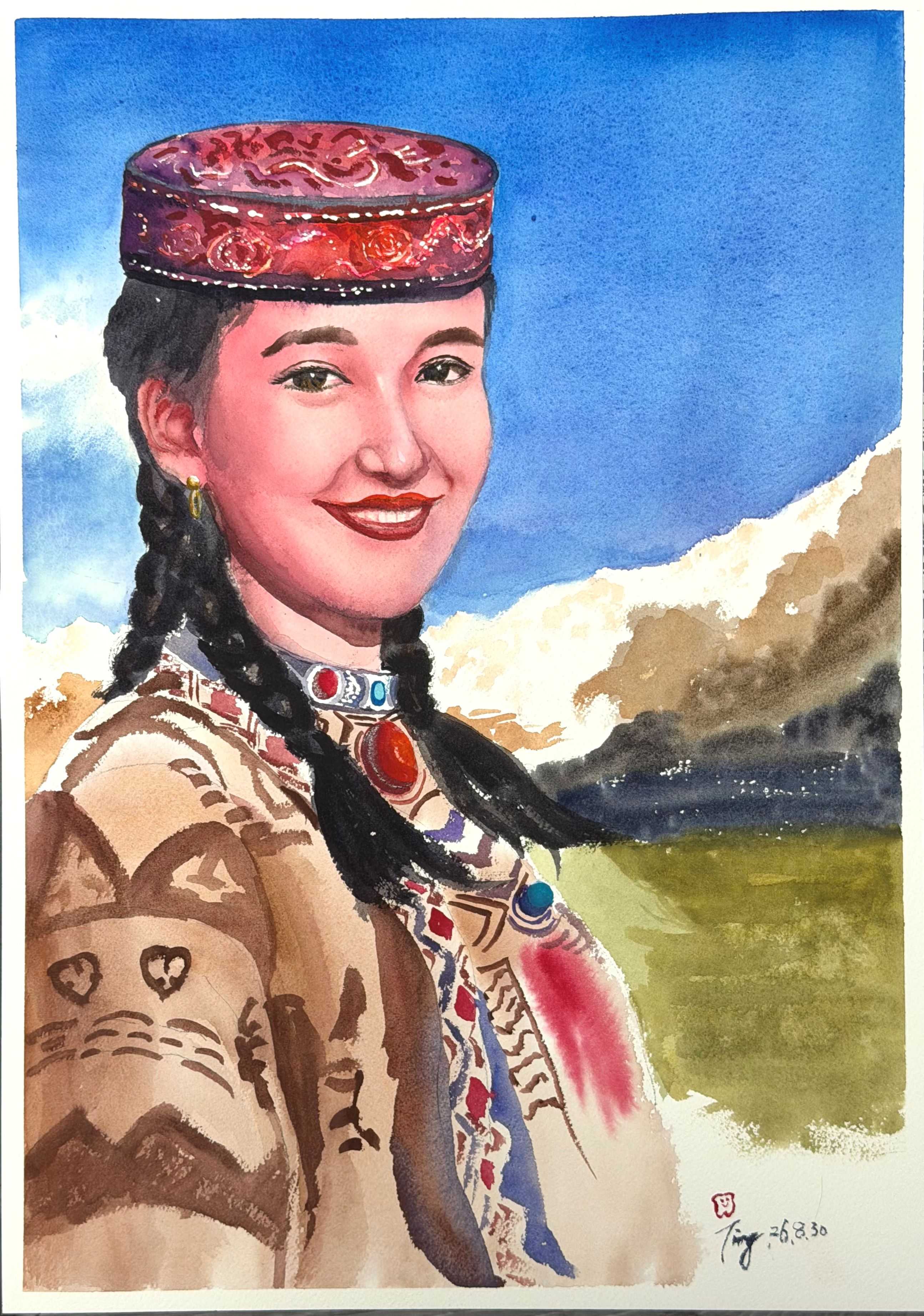 塔吉克的笑容
