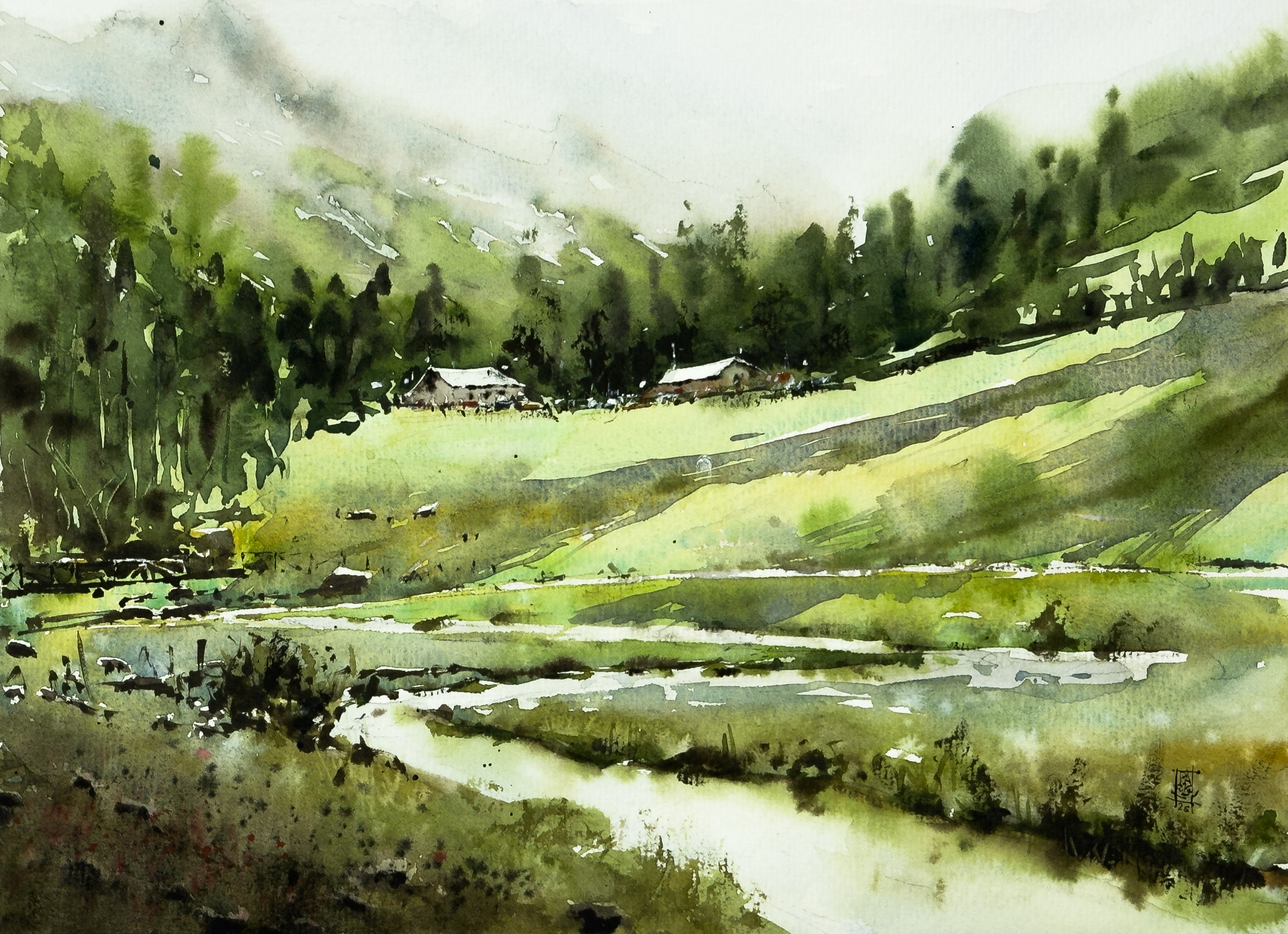 Piana di Caldenave (en plein air)
