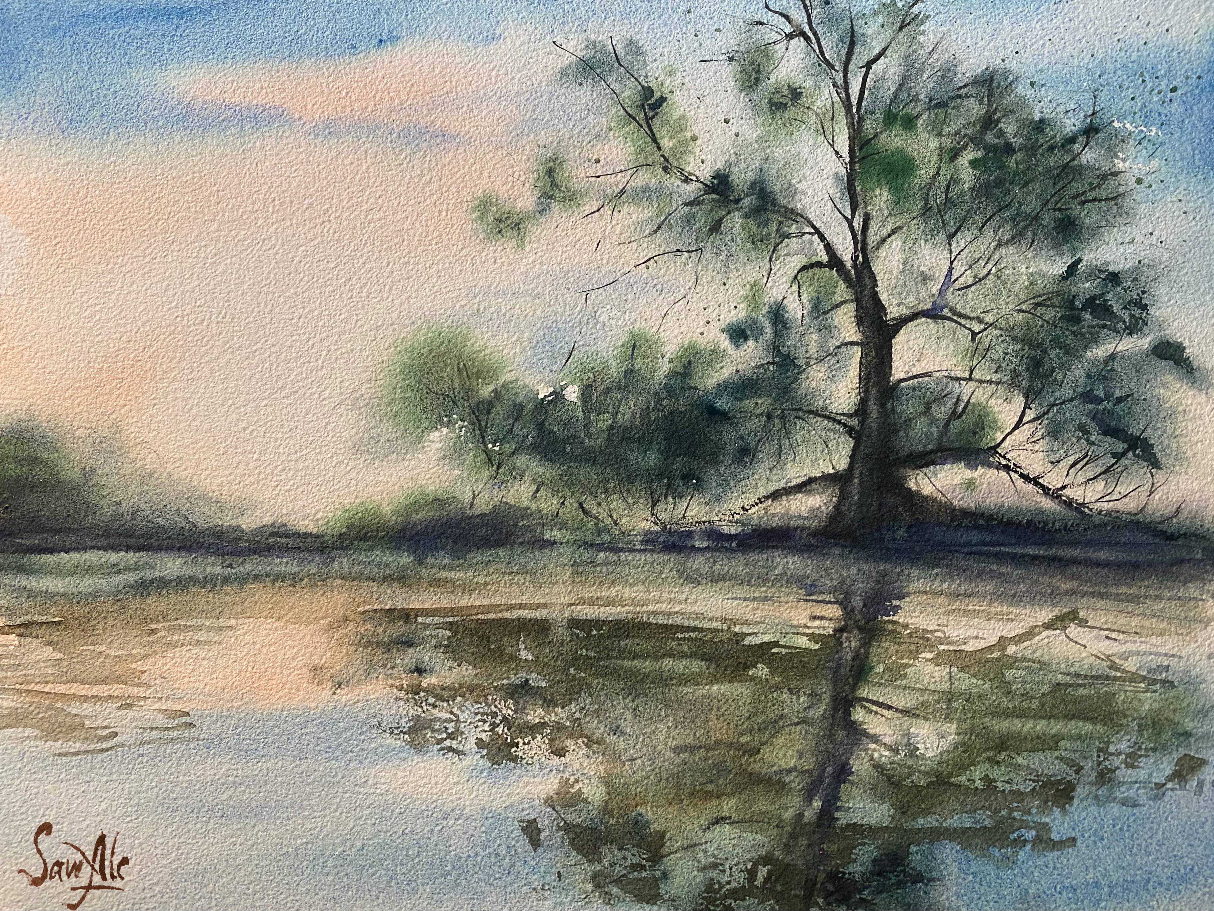 Reflections Before Sunrise 