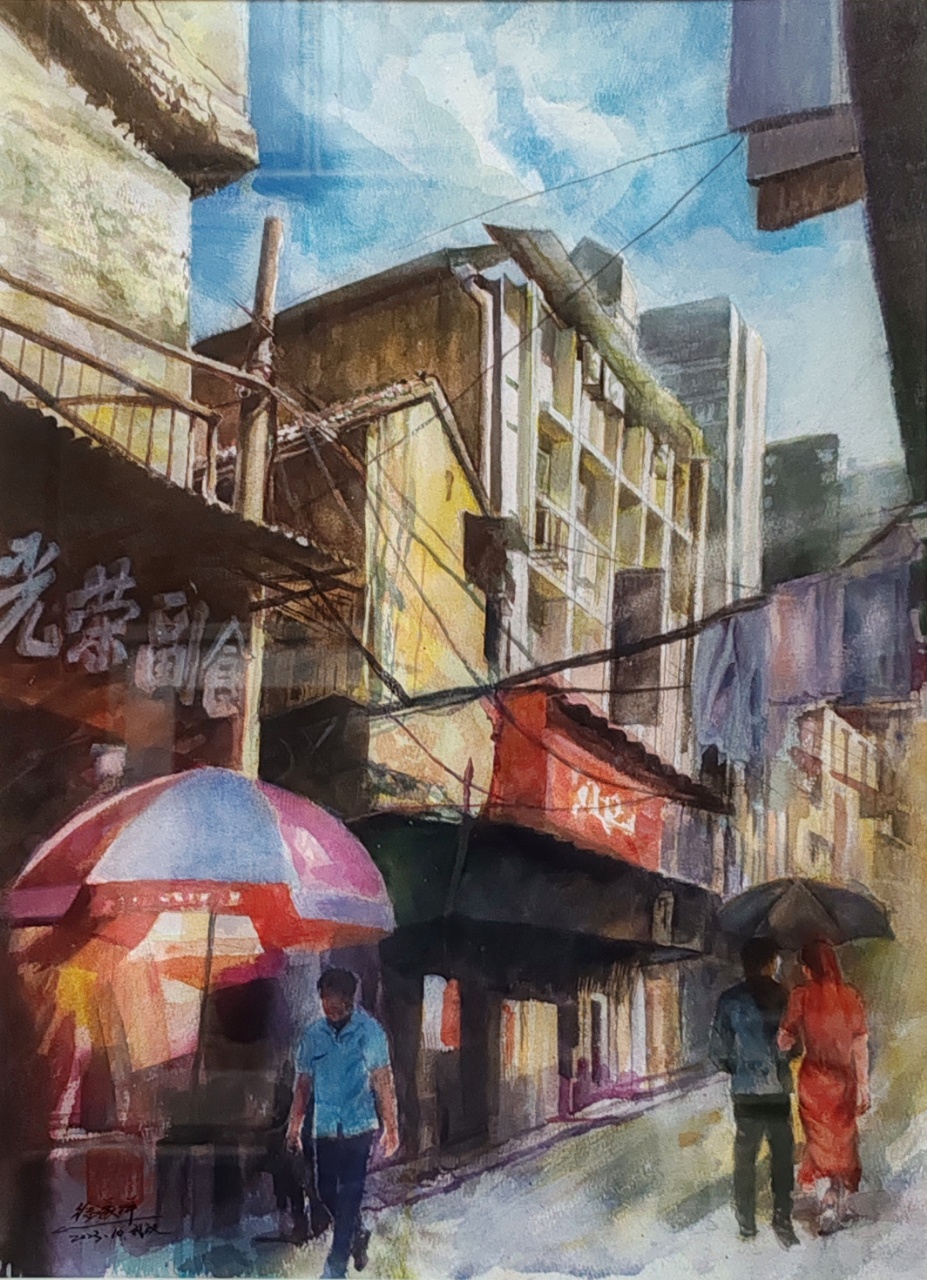 《汉口统一街.雨巷流年》